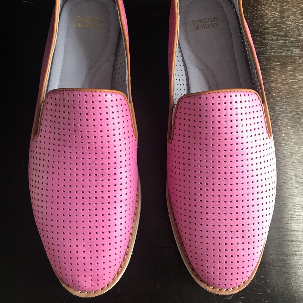 2 Day Sale!Johnston & Murphy Pink Leather Sneakers